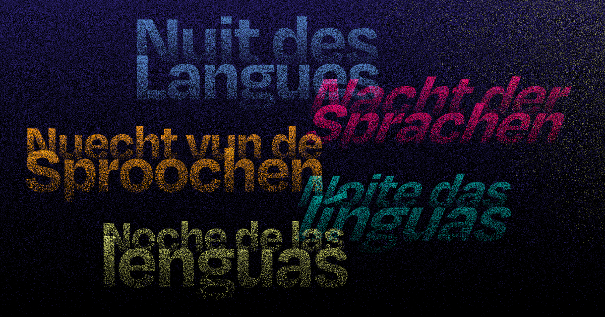 Nuit des langues visuell