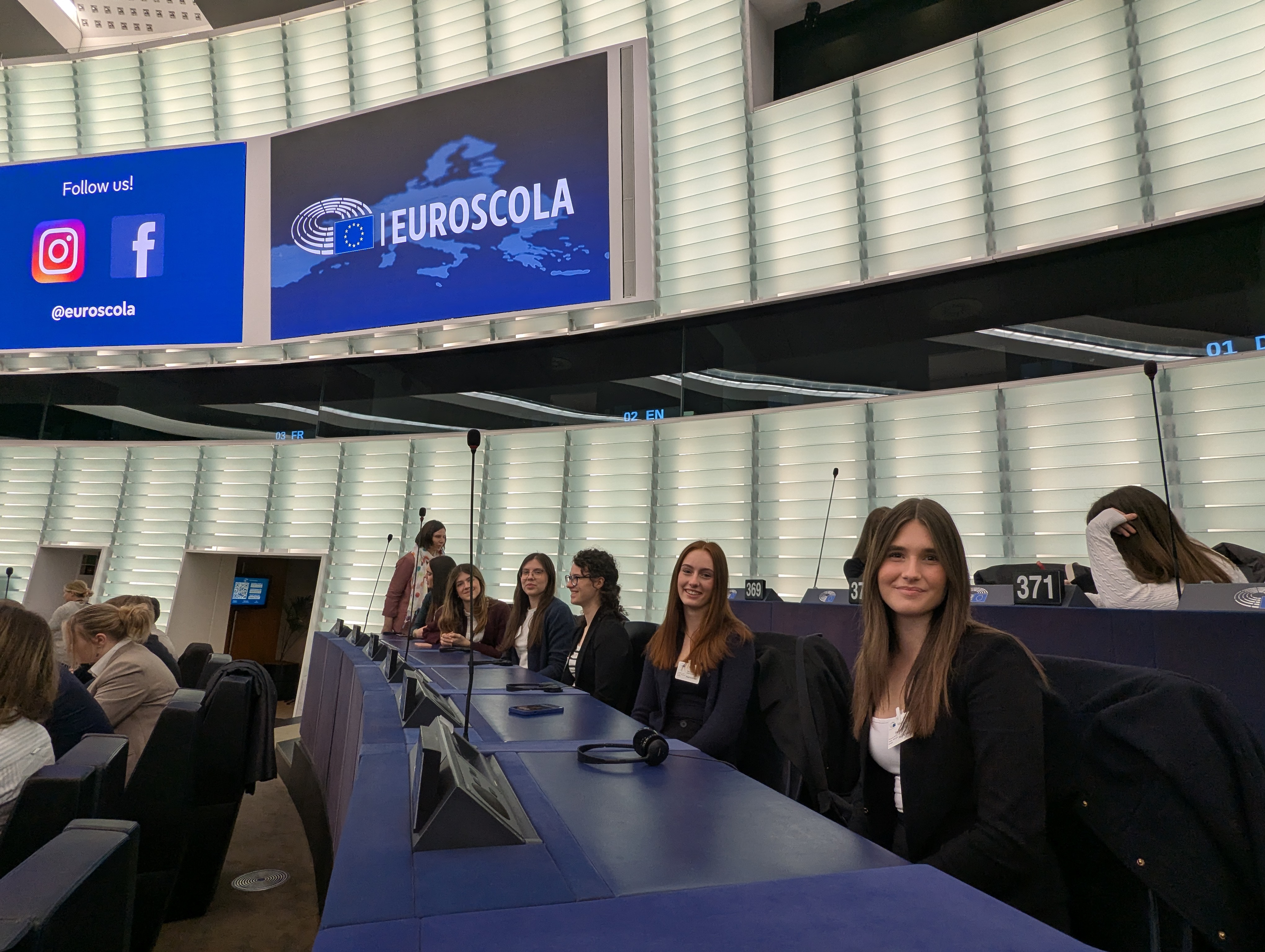 Foto vom Euroscola-Event